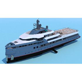Seaexplorer 75 Luxury Expedition Yacht 3D